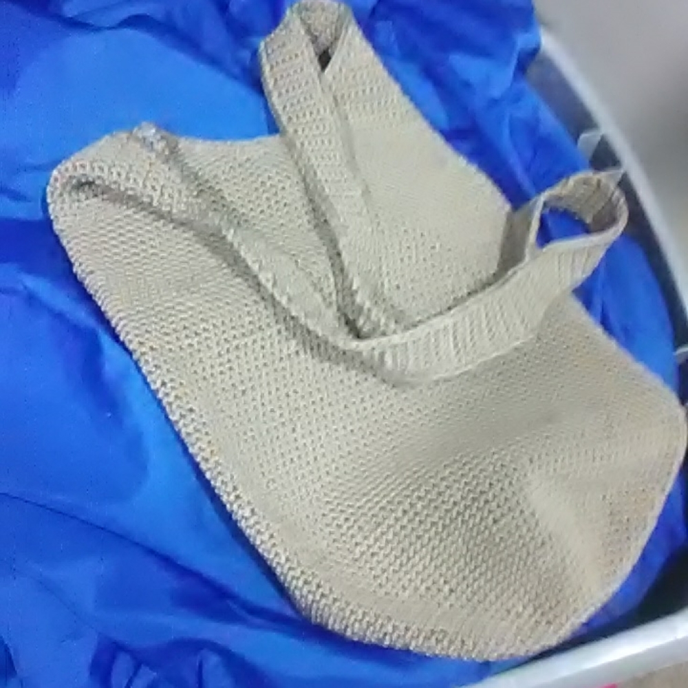 Grey Crocheted bag(New)